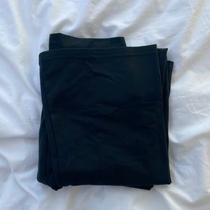 Black flare leggings